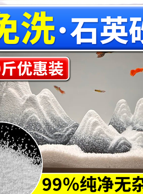 50斤纯白石英砂颗粒细沙枯山水庭院造景酒店烟灰缸游乐场白色砂子