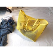 包包女2020夏季 新款 健身游泳海边旅游镂空网眼沙滩包大容量托特包