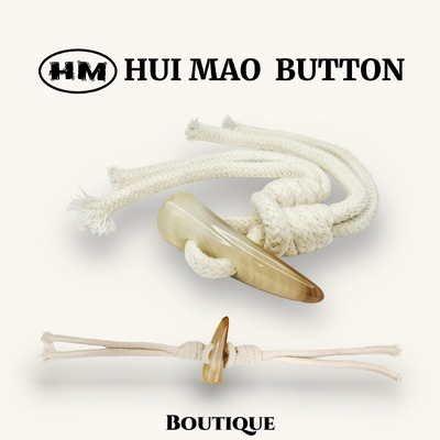 树脂仿牛角扣棉绳羊角扣外套纽扣