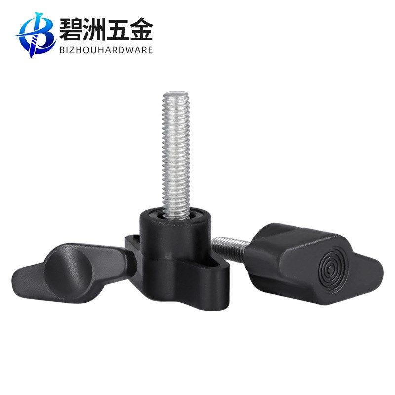 镀锌手拧螺丝一字胶k头螺丝塑料头T形手柄螺钉Z型机械把手M4M5M6M