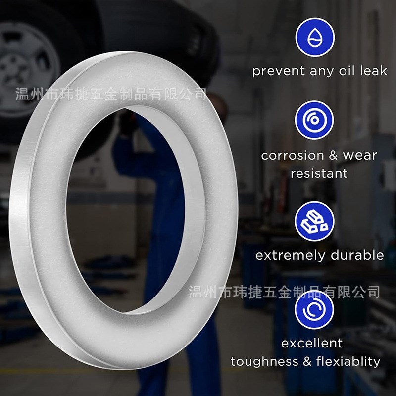 100PCS盒装M10-M18/铝密封圆形垫片M铝合金平垫圈平垫片套装