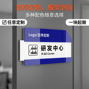 可更换式公司办公室门牌科室牌学校班级教室医院部门亚克力标示牌房间号抽拉设计标志牌提示牌标识牌定制