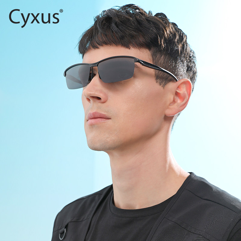 Cyxus偏光墨镜男士开车专用眼镜2024新款潮太阳镜潮防紫外线
