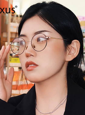 cyxus防蓝光眼镜女防辐射近视可配有度数黑框素颜显脸小护目镜男