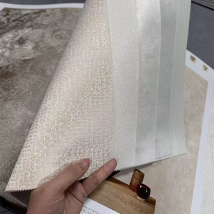 高端法式墙布无缝全屋客厅卧室背景墙加亮加厚壁布2025新款不透底