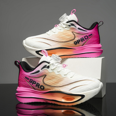 女童透气减震超轻跑步鞋