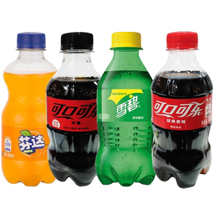 可口可乐雪碧12小瓶装迷你碳酸汽水夏日饮料整箱芬达无糖饮品消暑