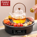冬日围炉煮茶2025新款 煮茶炉温茶炉 电炉家用室内电陶炉烤火炉套装