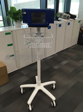 定制 雷度二氧化碳监测仪TCM4用移动推车台车安装支架 Radiometer