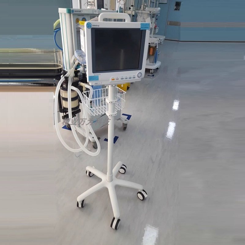 【厂家直销】迈瑞 宝莱特 科曼监护仪用移动推车支架 仪器手推车