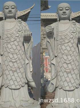石造达摩祖师雕塑图石雕五百罗汉像制作花岗岩十八罗汉雕像报价