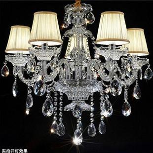 欧式 创意大气别墅灯 水晶灯客厅吊灯简约现代卧室餐厅灯具美式