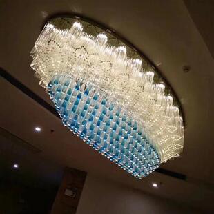 宴会厅大堂吊灯别墅豪宅大气欧式 水晶灯五星级酒店大型工程吊灯