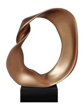 家居别墅酒店电视柜玄关落地装饰大理石底座摆件玻璃钢雕塑工艺品