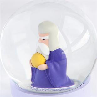 树脂雪花球水晶球狼人杀游戏手办飘雪花彩绘树脂雪花球工厂