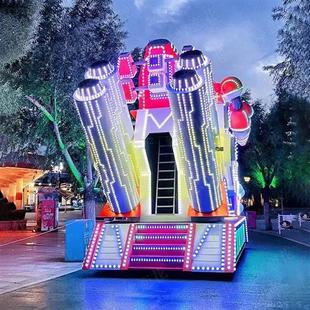 泉水节度假区花车巡游冰雪节主题电动巡游彩车新春大型庆典彩船