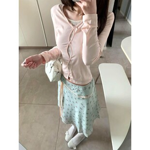 早春季小个子韩系独特漂亮碎花短裙连衣裙子女夏2026新款穿搭套装