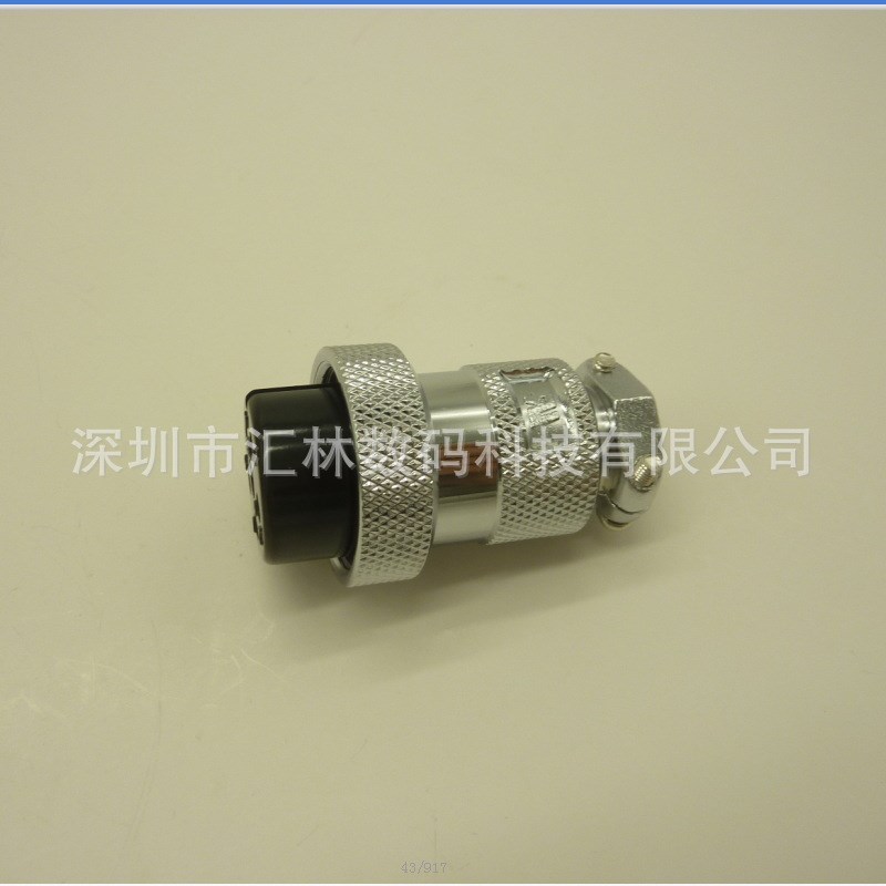 深圳-2a5M电力连接器直式母插头6芯航空插头-