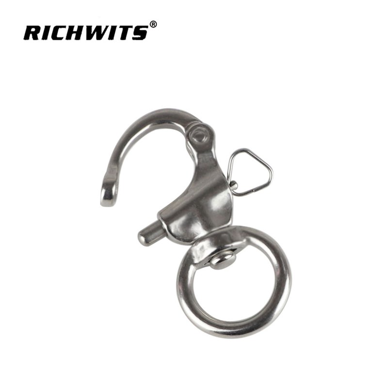 不锈钢316旋转弹簧卸扣 snap sAhackle 快脱卸扣 快枪手相机背带