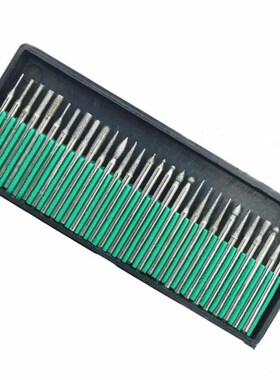 磨头3emm套装/2.35柄30支装电镀金刚砂磨针美甲磨头钻石磨棒