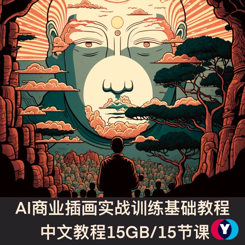 Ai绘图软件人工智能教程动漫画册教学课程零基础授课关键描述词