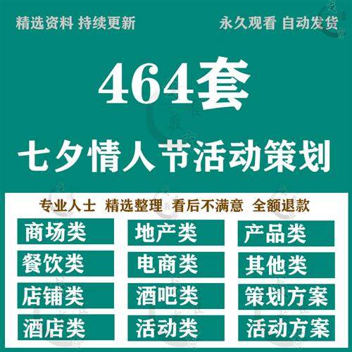 情人节营销活动策划方案七夕花店U房地产商场酒店餐厅酒吧珠宝520