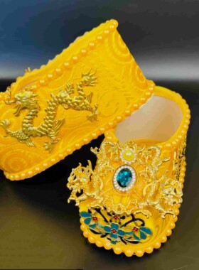 新款神仙鞋玉皇大帝财神老爷供奉手工平底中国风批发仙家鞋新中式