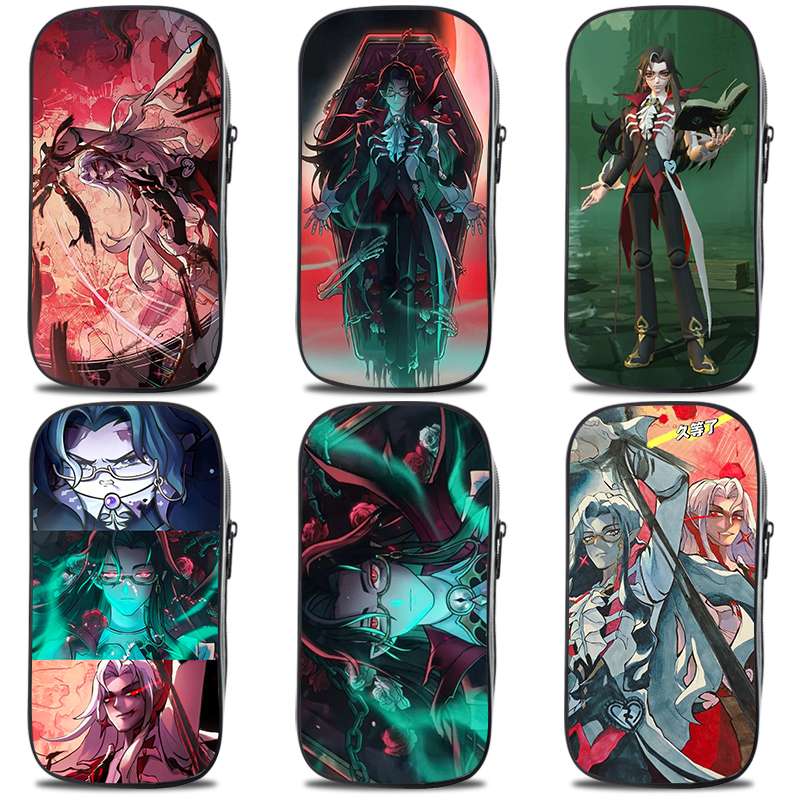 蛋仔派对血衣教师礼温同人周边笔袋大容量小学初中女生男孩2025爆款超火男孩文具盒儿童帆布印花文具袋男童