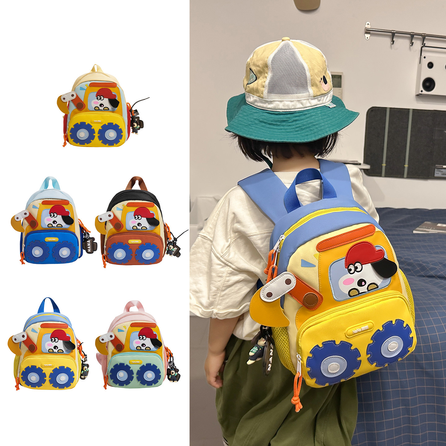 幼儿园书包儿童专用男童女孩外出小背包宝宝3岁4双肩小孩入学轻便