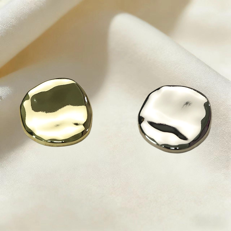 YES艺森 波面金属纽扣小香外套牛仔皮衣服扣子女装风衣西服装饰扣