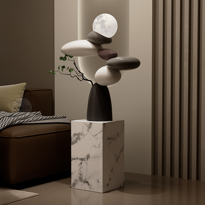 石来运转摆件大型落地摆件客厅电视柜沙发旁家居装饰高档乔迁礼物