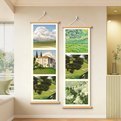 治愈系风景玄关壁挂画