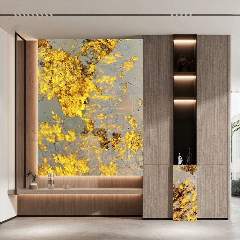 巴西进口天然光电奢石潘多拉透光石材入户玄关背景墙别墅客厅定制,家装主材,瓷砖背景墙,淘宝优惠券,粉丝福利购,淘宝优惠卷