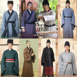 影视苏轼司马光欧阳修同款男士棉麻唐宋朝八大家文人诗人书生古装