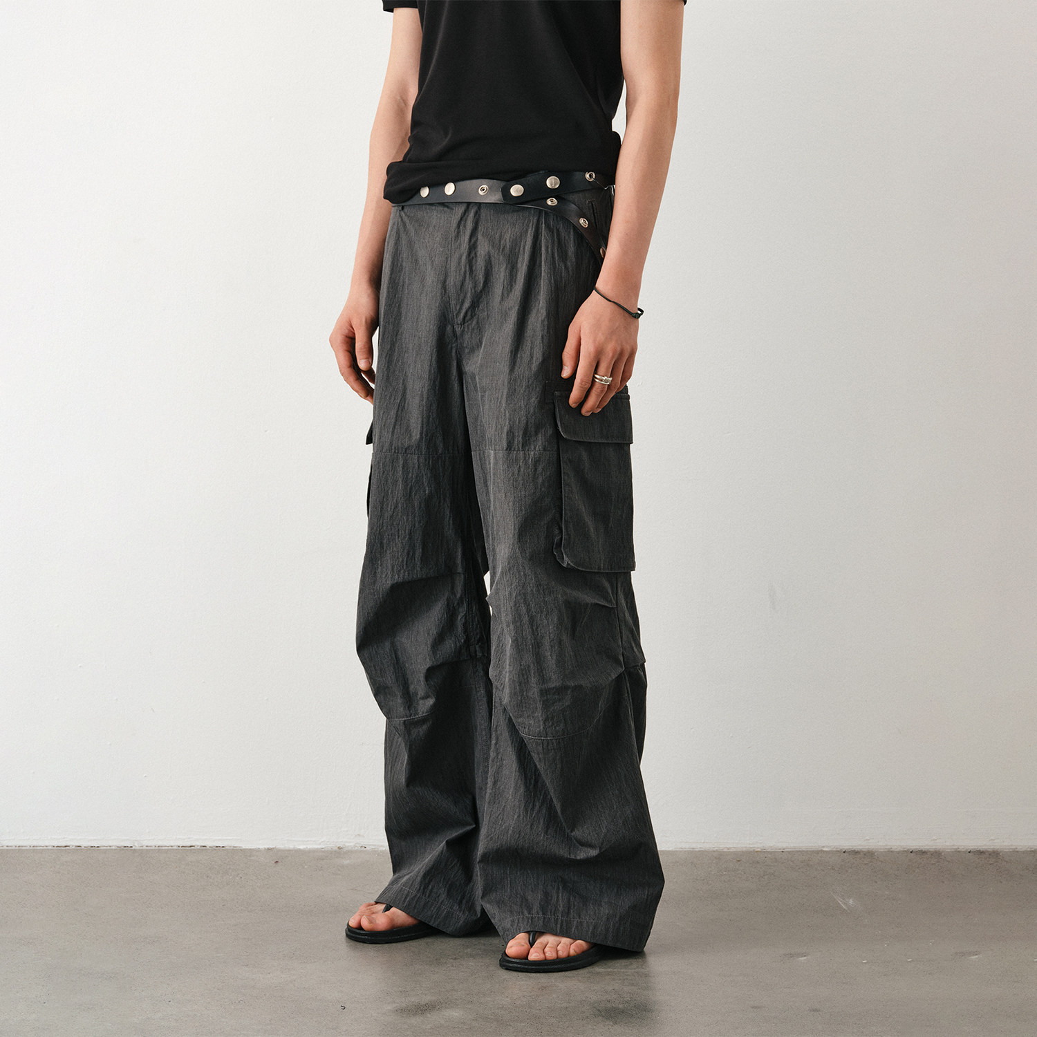 DIMC美式街头双褶口袋休闲伞兵裤宽松工装长裤男女,男装,休闲裤,淘宝优惠券,粉丝福利购,淘宝优惠卷