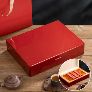 大红袍茶叶礼盒空盒袋泡茶包装收纳盒正山小种肉桂小泡袋包装盒