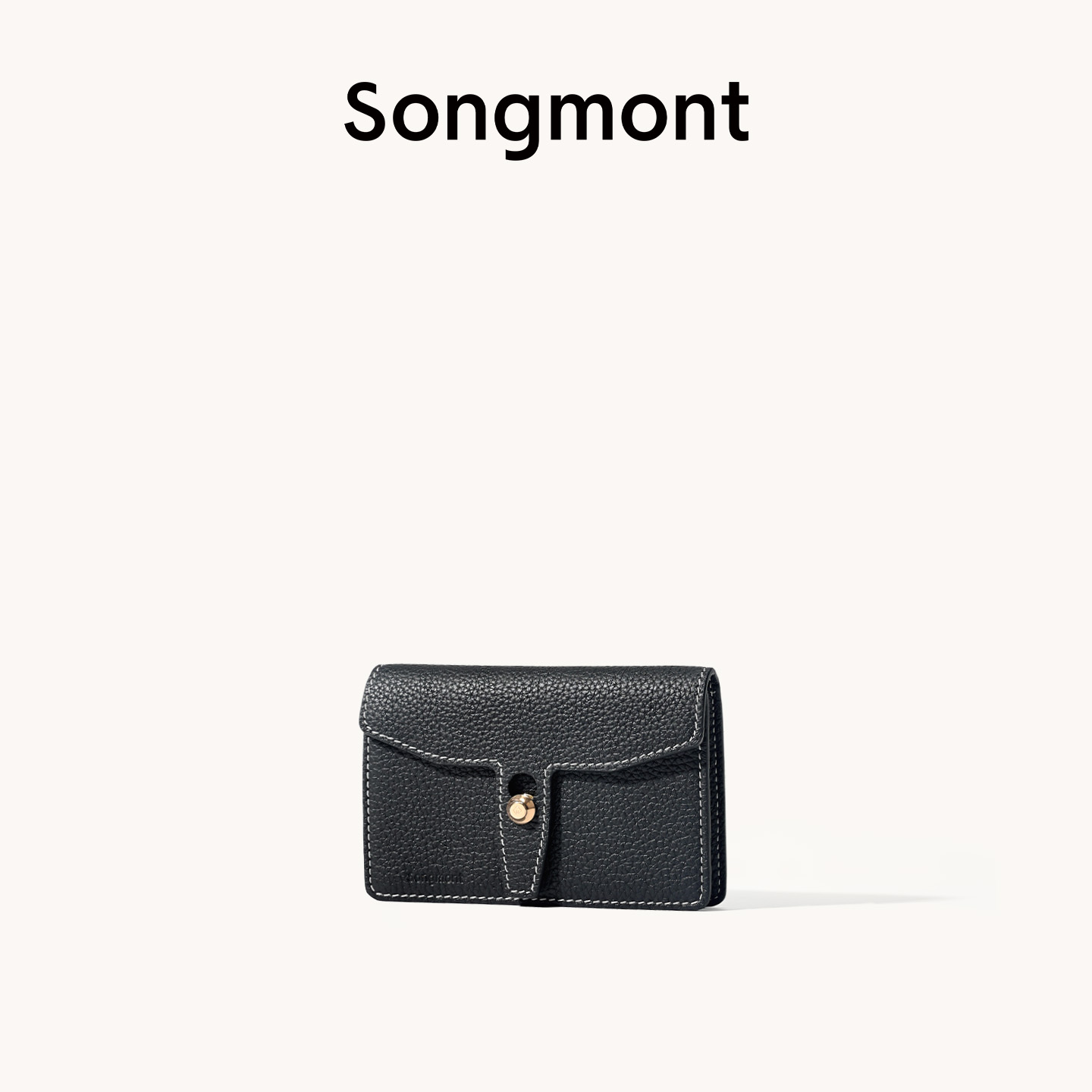 Songmont山下有松循迹钱包女款轻薄小巧真皮夹零钱卡包夹女士礼物