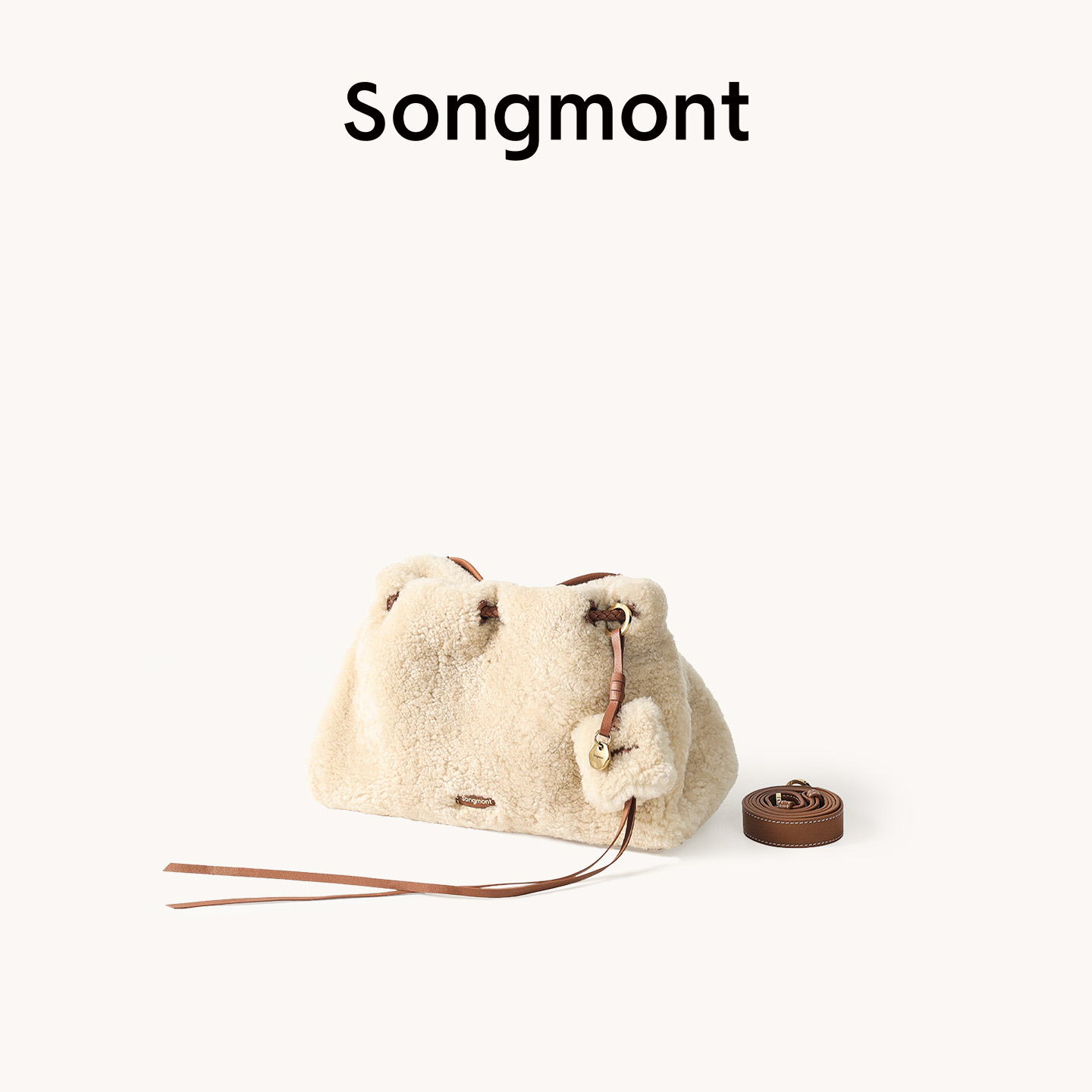 Songmont百纳系列毛绒手拿包