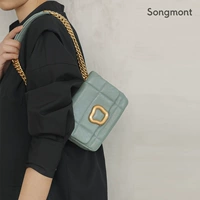 Songmont имеет сосновую мини -шоколадную серию дизайнерская серия моделей Mini Mini Mobile Phone Bag маленькая квадратная сумка