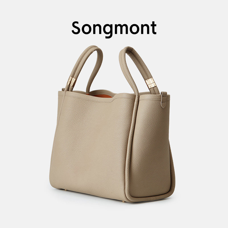 Songmont菜篮子系列托特包设计师电脑包大廓形单肩通勤手提水桶包使用感如何?