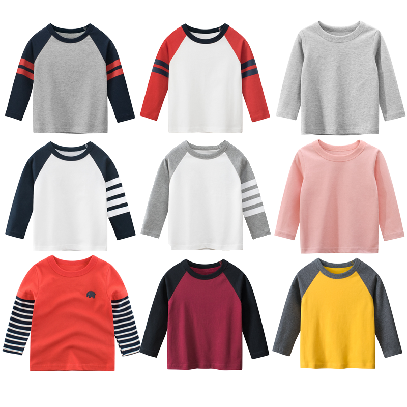 27kids品牌特价春秋T恤长袖男童