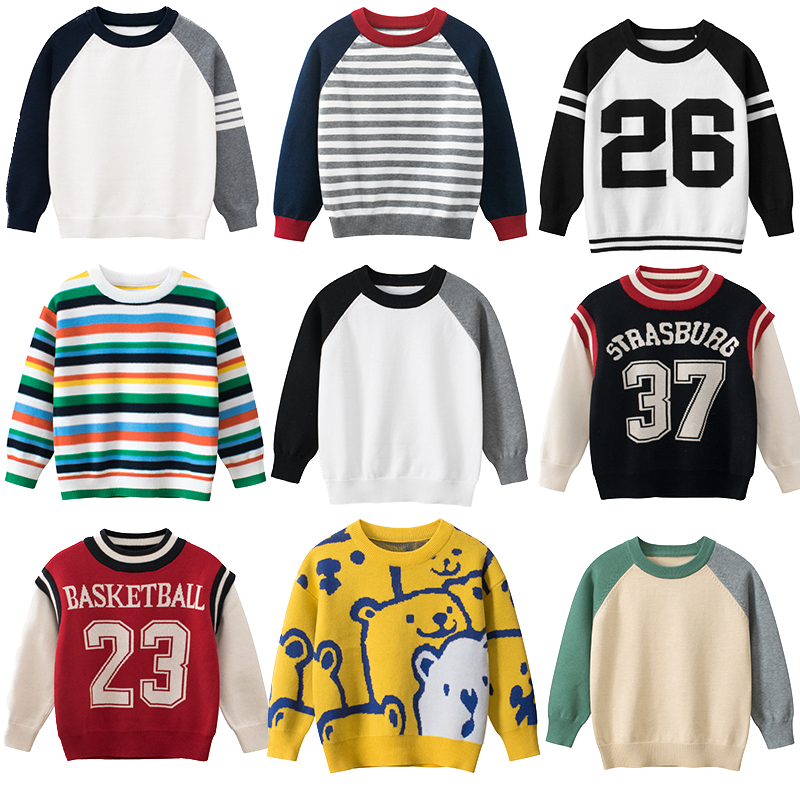 27kids品牌特价针织衫男童春秋冬