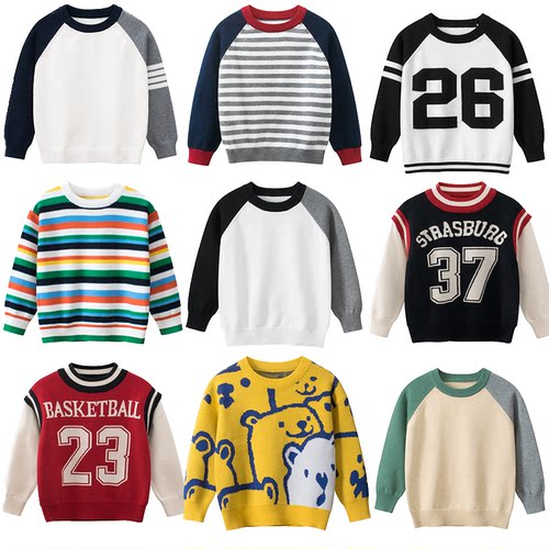 27kids品牌特价针织衫男童春秋冬
