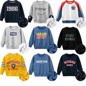 卫衣跨境卡通男童抓绒中小童上衣 外贸秋冬长袖 27kids品牌韩版 童装