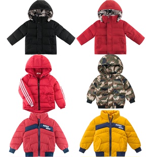 27kids品牌2025春秋中小童秋冬男童棉服外贸童装 潮娃 儿童棉衣韩版