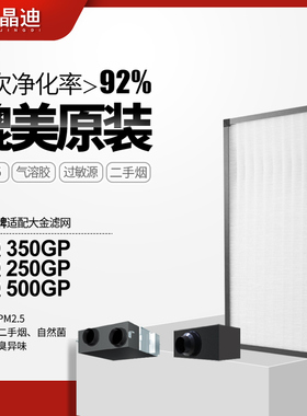 适配大金新风系统全热交换机滤网BAF244A500/BAPC244A500除醛滤芯