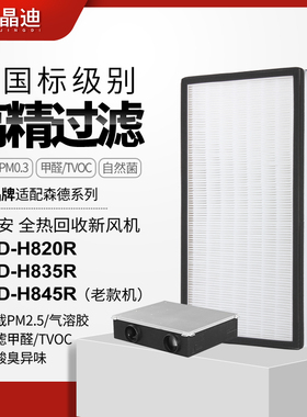 适配zehnder森德新风系统康舒安滤网CA-D-H820套装滤芯CA-D-H830