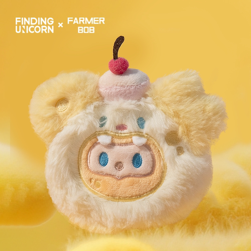 寻找独角兽 FARMER BOB绒绒头耳机包第一弹盲盒潮玩手办玩偶毛绒
