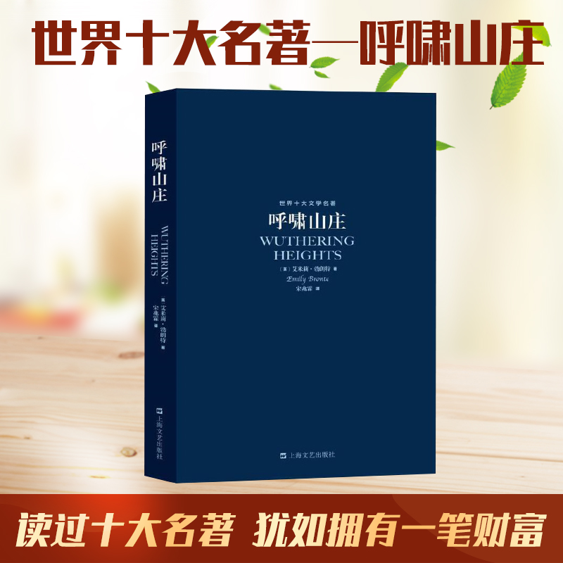 字里行间 呼啸山庄  世界名著外国文学 名家经典艾米莉.勃朗特著特约 国内知名译者宋兆霖翻译 正版包邮