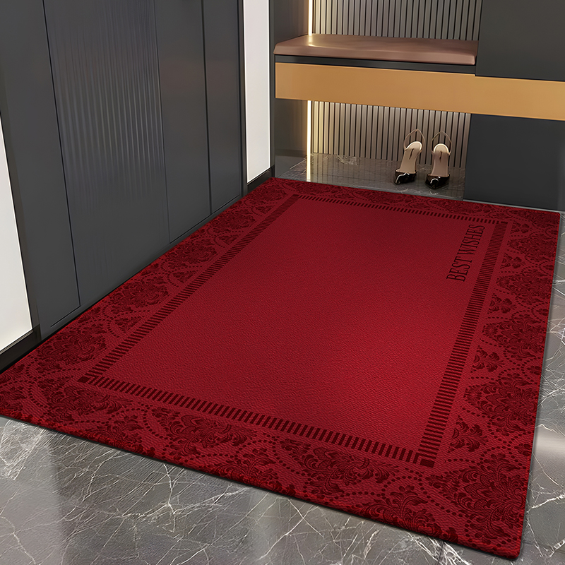 喜庆高级入户门地垫乔迁门垫红色进门地毯大门脚垫门口2025新款